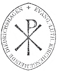 Einheitssiegel der Ev.-Luth. Kirchengemeinde Diedrichshagen