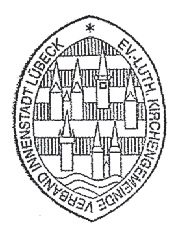 Siegelabdruck des Ev.-Luth. Kirchengemeindeverbands Innenstadt Lübeck